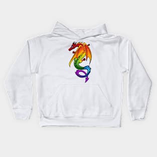 Rainbow LGBT Pride Dragon Kids Hoodie